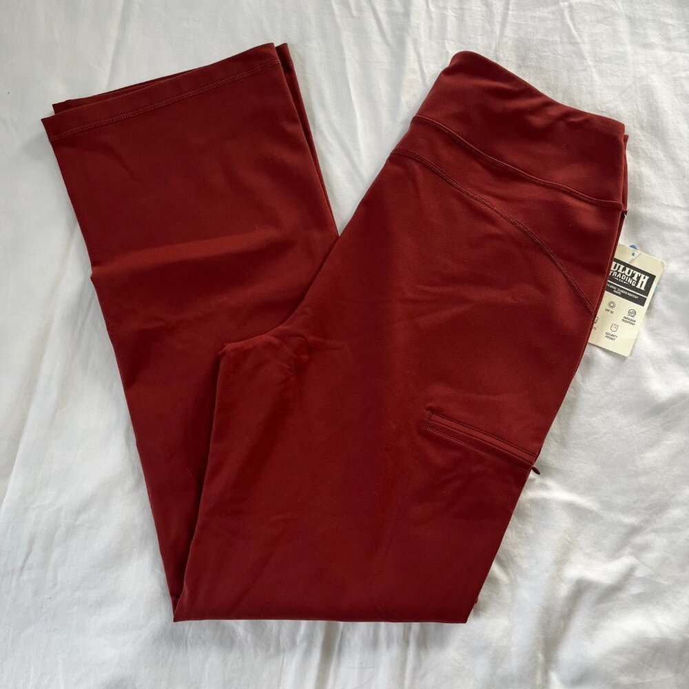 Duluth Trading Co NOGA Classic Bootcut Pants Rusty Brown (NWT) | Size M/31 - Picture 10 of 10